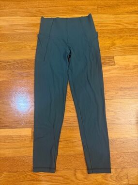 OFFLINE By Aerie Real Me XTRA Hi-Rise Short Inseam Pocket Legging Green - Small
